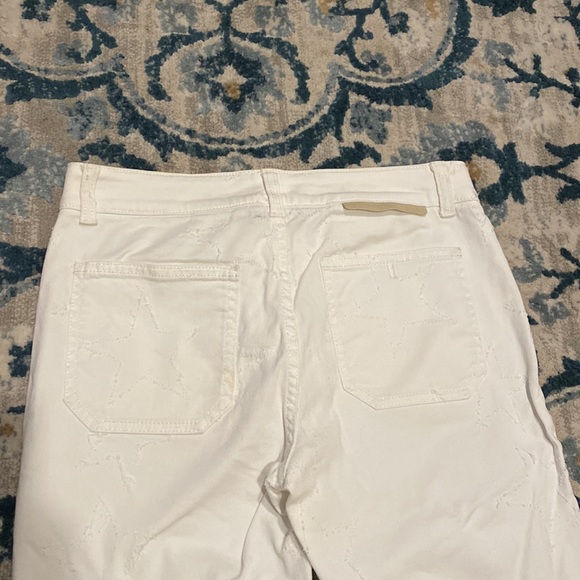 Stella McCartney white bootcut star embroidered jeans! - Picture 5 of 6
